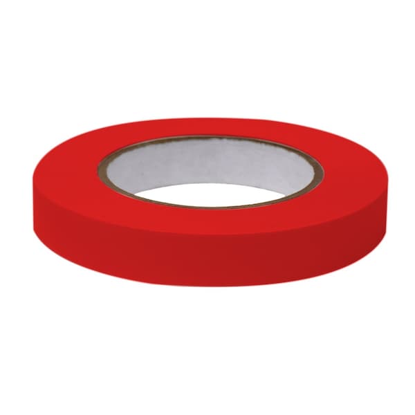 Globe Scientific Labeling Tape, 3/4" x 60yd per Roll, 4 Rolls/Case, Rose, 4PK - LT-075X60RS