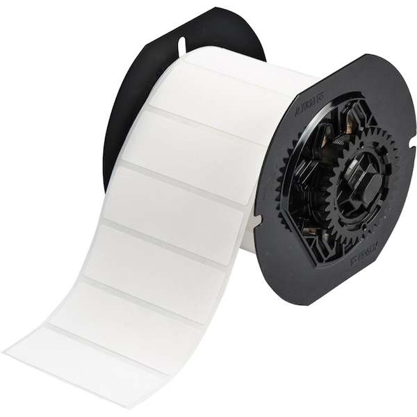 Brady B33 Series Eco-Friendly Matte WT Polyester Labels 1 in H x 3 in W WT 1500/RL - B33-18-618