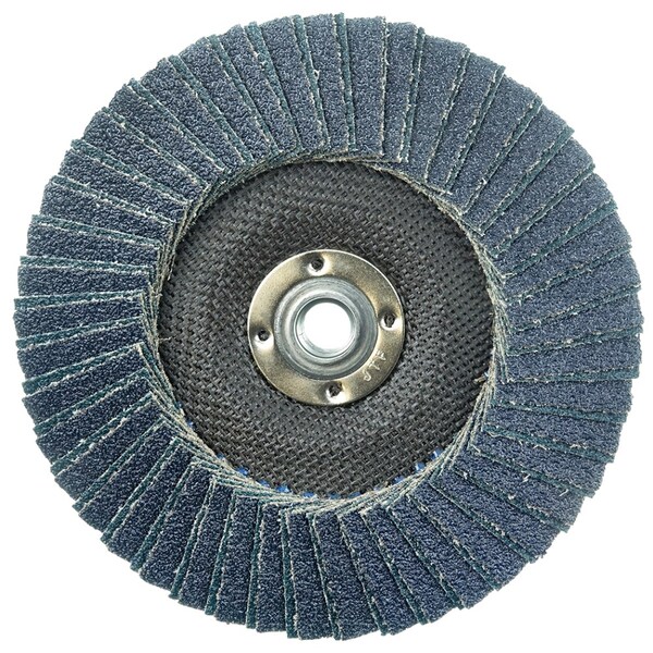 Weiler 7" Tiger X Flap Disc, Conical (TY29), Phenolic Backing, 36Z, 5/8-11" - 51219