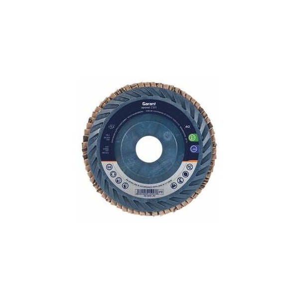 Garant Speed CER Ceramic Flap Disc, Dia: 115 mm, Grit: 40 - 565234 40
