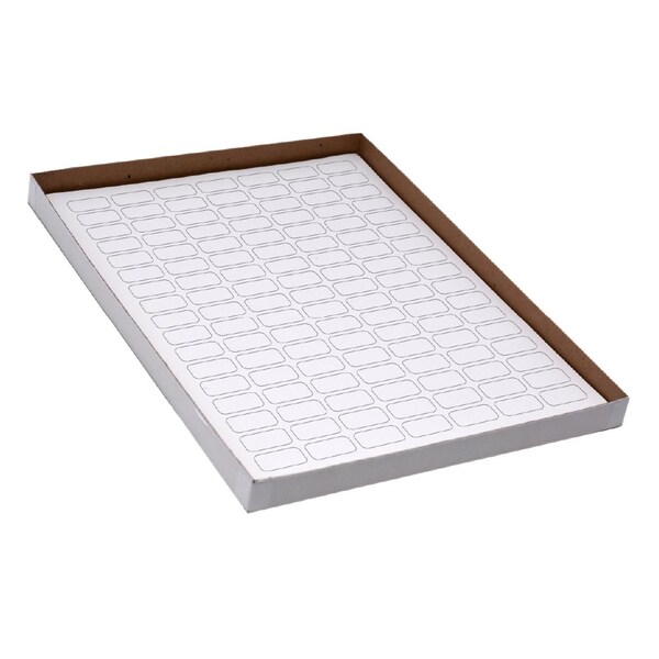Globe Scientific Label Sheets, Cryo, 24x13mm, for 0.5mL Tubes, 20 Sheets, 119 Labels per Sheet, White, 2380PK - LCS-24X13W