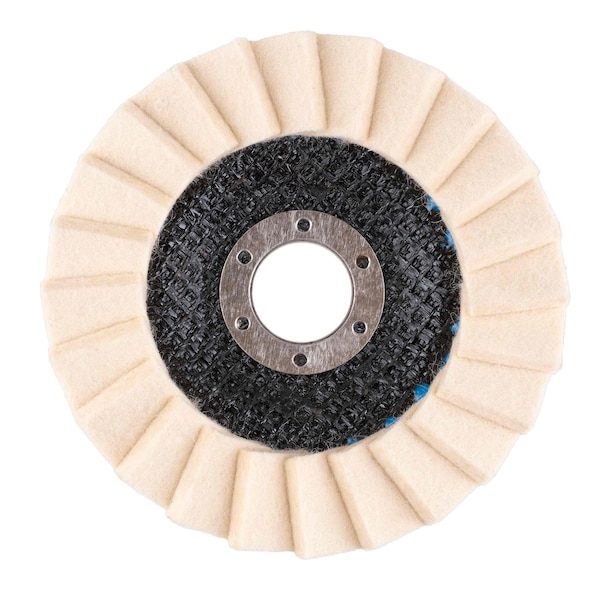 Gator Finishing 4.5 in. X 7/8 in. Sanding Flap Disc, Polish - 391189