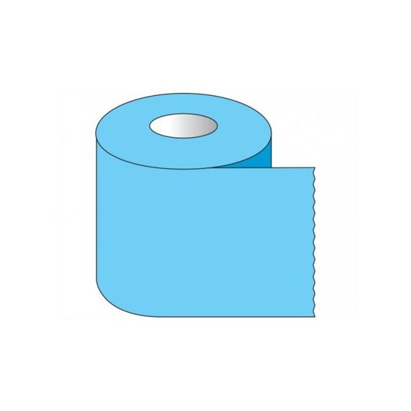 Shamrock Scientific RPI Lab Tape, 1" Core, 1" Wide, Blue, 500" - 560101-B
