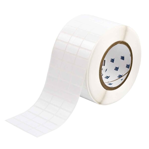 Brady Weather Resistant Polyester Outdoor Labels 0.5 in H x 1 in W White 10000/RL - THT-5-8591-10-WT