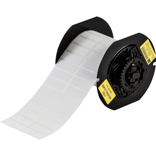 Brady B33 Series Self-Extinguishing Polyester Labels 0.5 in H x 1.5 in W White 700/RL - B33-37-443