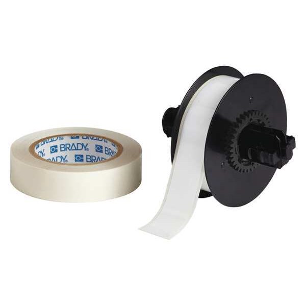 Brady Label Tape Cartridge, White, Labels/Roll: Continuous - B30C-1125-483WT-KT