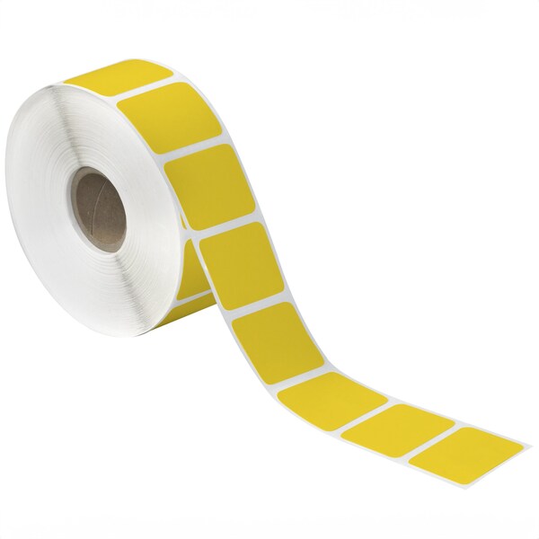 Tape Logic 1 1/2 x 1in Yellow Desktop Direct Thermal Label, 24PK - THD336