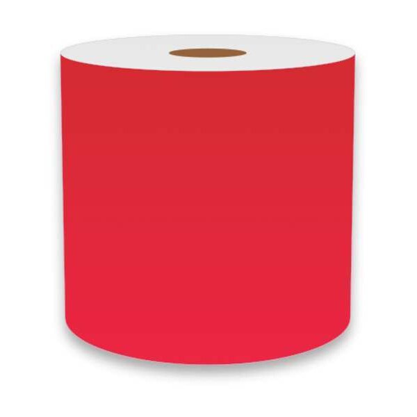 Vnm Signmaker Label Tape, Red, 4in W, For Mfr No. VnM4, FLURD-3102 - FLURD-3102