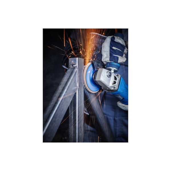 Pferd 5" x 7/8" A.H. POLIFAN Flap Disc - Z SG POWER STEELOX, Zirconia, 40 Grit, Flat - 62182