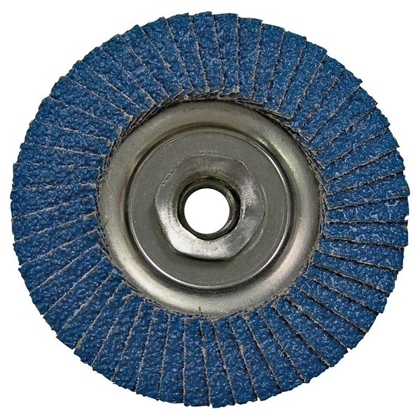 Vortec Pro Flap Disc, 4-1/2 in Dia, 5/8-11 Arbor, Non-Woven, 36 Grit, Coarse, Zirconia Aluminum Abrasive - 30827