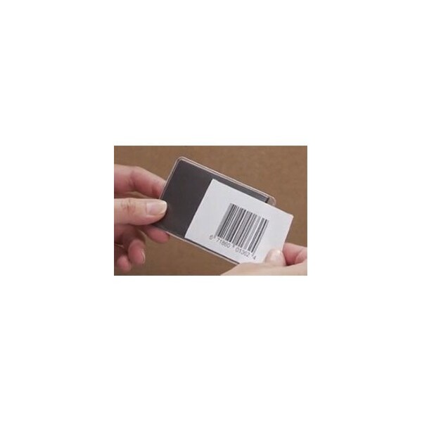 Aigner Index 4 x 6 Label Holders, Clear, Full Magnetic, 50PK - SSM46