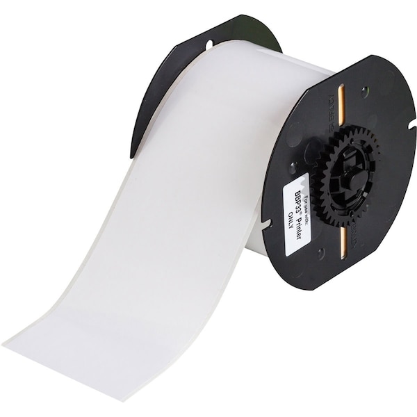 Brady Flame Retardant Polyimide Wire and Cable Labels 3 in W x 85 ft L White - B33C-3000-472