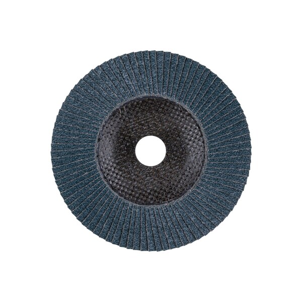 Pferd 6" x 7/8" A.H. POLIFAN Flap Disc - Z PSF EXTRA STEELOX, Zirconia, 80 Grit, Conical - 60643