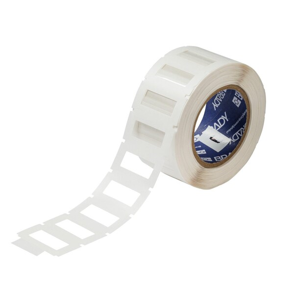 Brady Clear Polyester Labels Adhesive Border for 3in Core Printers 1x2 CL 1000/RL - THT-383-711-1