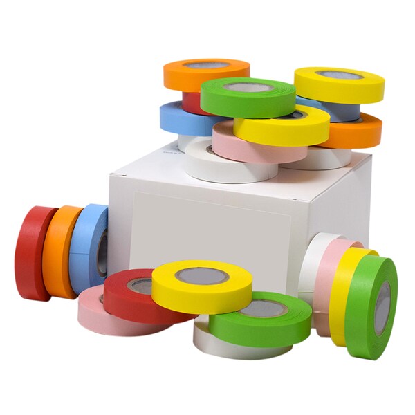 Nevs 1/2" wide x 500" Rainbow Labeling Tape - TC-05-RNBW