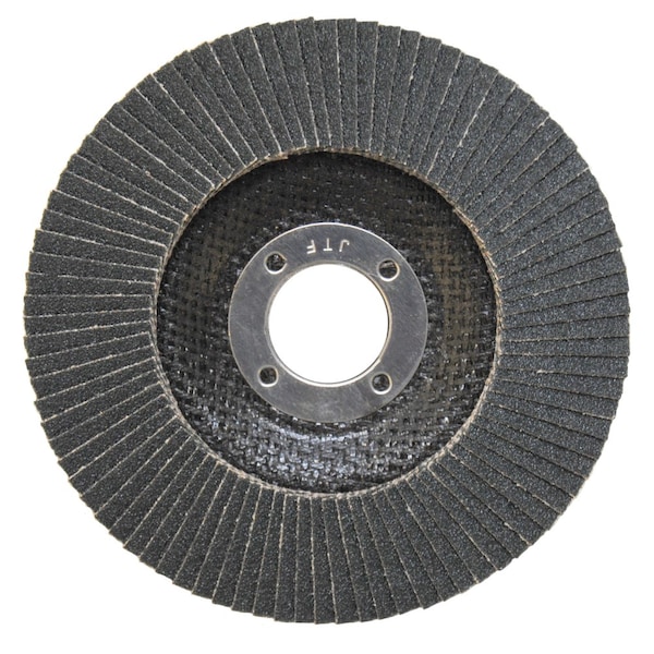 Weiler 4-1/2" Tiger Paw Abrasive Flap Disc, Flat (TY27), 36Z, 7/8" - 51107