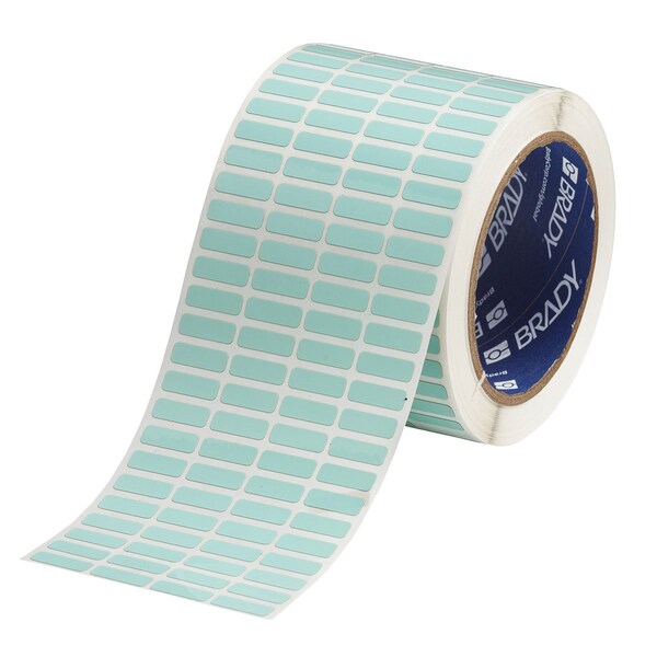 Brady Light Green Polyimide Labels 0.25in H x 0.75in W Light Green 10000/RL - THT-1-776-10