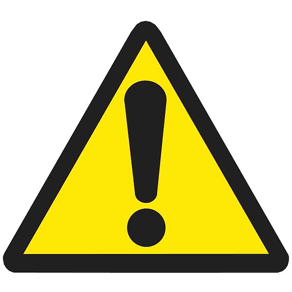 Brady Warning Labels, 4inHx4inW, Vinyl, PK10, 60221 - 60221