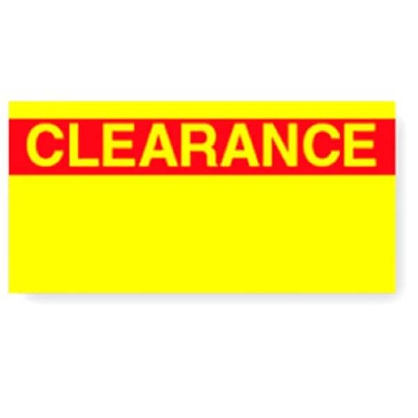 Avery Dennison Avery Dennison 264933 8 Roll 1131 Clearance Labels; Yellow - Pack of 8 - 264933