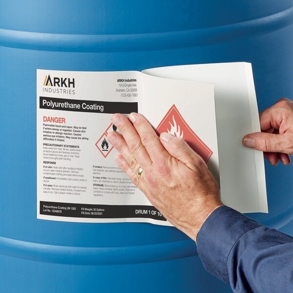 Avery Label, Ghs Chemical, 8.5X11 50PK - AVE60501