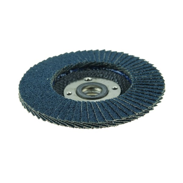 Weiler 4-1/2" Abrasive Flap Disc, Flat (TY27), 40Z, 5/8"-11 UNC - 31408