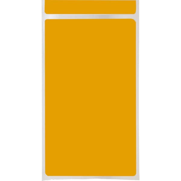 Brady Harsh Environment Multi-Purpose Polyester Labels for 3 in. Core Printers - 6 in. x 4 in. Yellow - THT-25-423-.5-YL