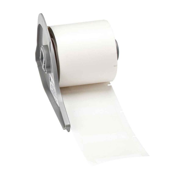 Brady Label, 1 3/4 in W, Clear; White - M7-88-427