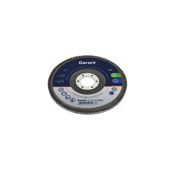 Garant Flap Disc for Fine Grinding, Dia: 125 mm, Grit: 120 - 566345 120