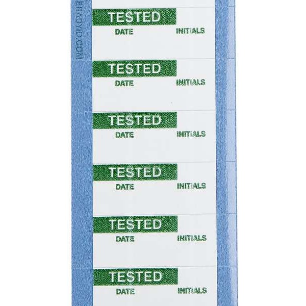Brady Quality Control 0.625 in H x 1.5 i, PK 25 - WO-38-PK