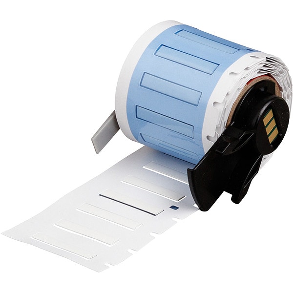 Brady Sleeve, 1 in W, 3/16 in H, Die-cut - M6-094-1-345-WT