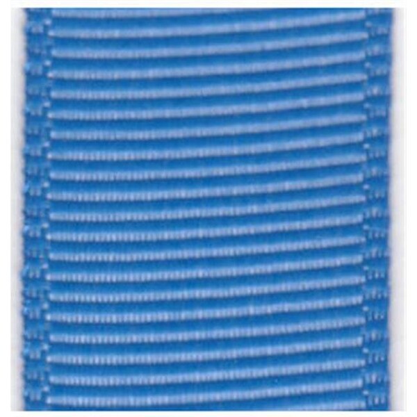 Papilion Papilion R074200090337100Y .38 in. Grosgrain Ribbon 100 Yards - Capri Blue - R074200090337100Y
