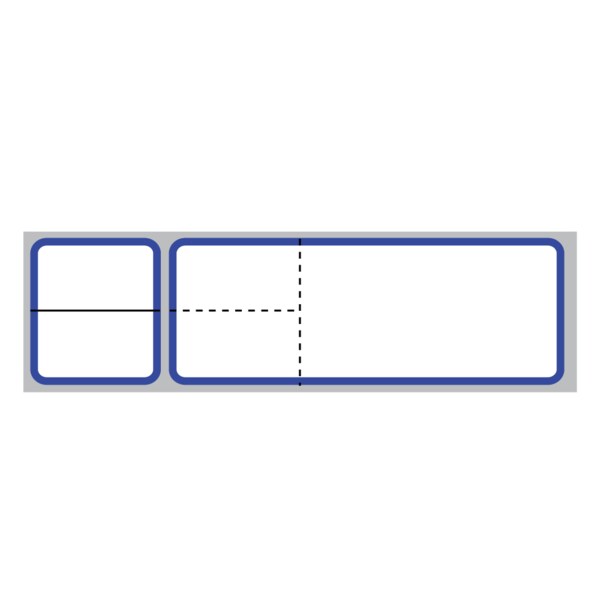 Nevs Misys / Sunquest - Multi Set Label (MSL) - Perf-Cut 1 3/16" x 4 3/32" - CB-SUN-7B-BLUE