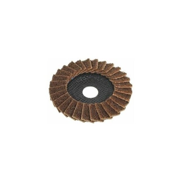 Garant Fleece Flap Disc, Dia: 115 mm, Grit: 100 - 566330 100