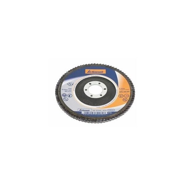 Garant Flap Disc for Fine Grinding, Dia: 125 mm, Grit: 400 - 566345 400