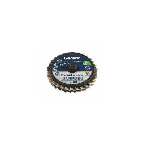 Garant ZA Flap Disc, 50.8 mm Diameter, Grit: 40 - 554032 40