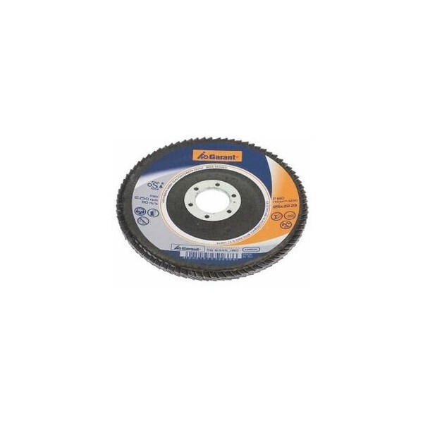 Garant Flap Disc for Fine Grinding, Dia: 125 mm, Grit: 180 - 566345 180