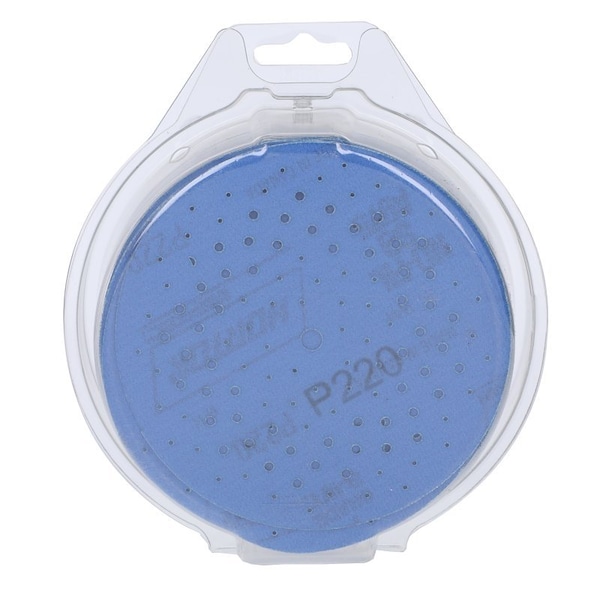 Norton Co 0 Sanding Disc, 5 in Dia, 1116 in Arbor, Coated, P220 Grit, Very Fine, Alumina Ceramic Abrasive - 4038