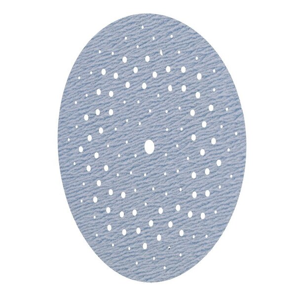 Norton Co 0 Sanding Disc, 5 in Dia, 1116 in Arbor, Coated, P220 Grit, Very Fine, Alumina Ceramic Abrasive - 4038