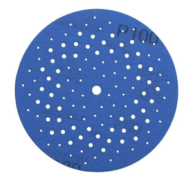 Norton Co 0 Sanding Disc, 5 in Dia, 1116 in Arbor, Coated, P100 Grit, Medium, Alumina Ceramic Abrasive - 4034