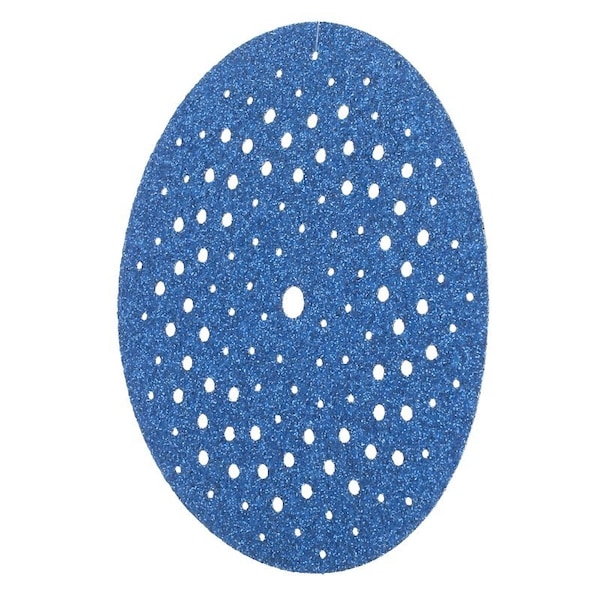 Norton Co 0 Sanding Disc, 5 in Dia, 1116 in Arbor, Coated, 60 Grit, Coarse, Alumina Ceramic Abrasive, Spiral - 3233