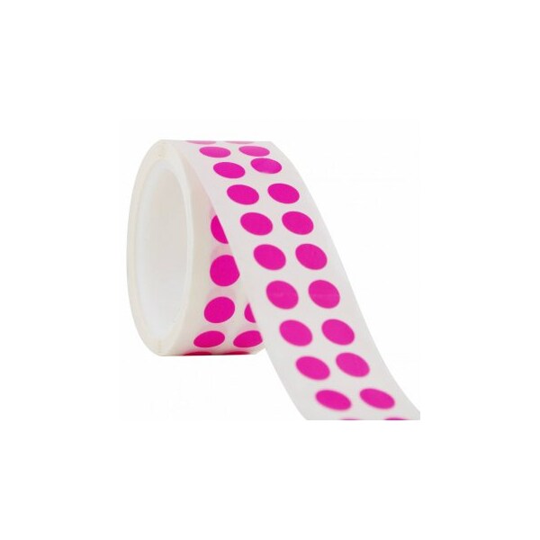Diversified Biotech Tough-Spots, 3/8" Dia, Pink, 1000/pk, 1000PK - 247106P