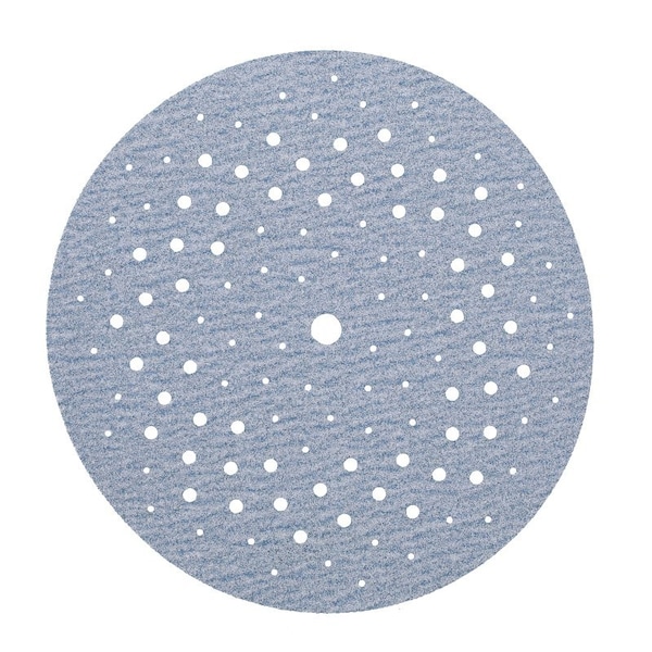 Norton Co 0 Sanding Disc, 5 in Dia, 1116 in Arbor, Coated, P150 Grit, Fine, Alumina Ceramic Abrasive, Spiral - 3229