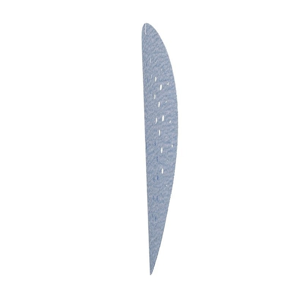 Norton Co 0 Sanding Disc, 5 in Dia, 1116 in Arbor, Coated, P150 Grit, Fine, Alumina Ceramic Abrasive, Spiral - 3229