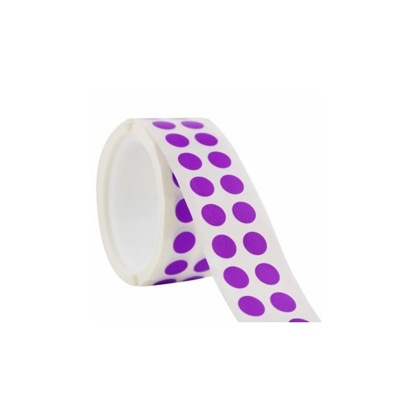 Diversified Biotech Tough-Spots, 3/8" Dia, Lavender, 1000/pk, 1000PK - 247106L