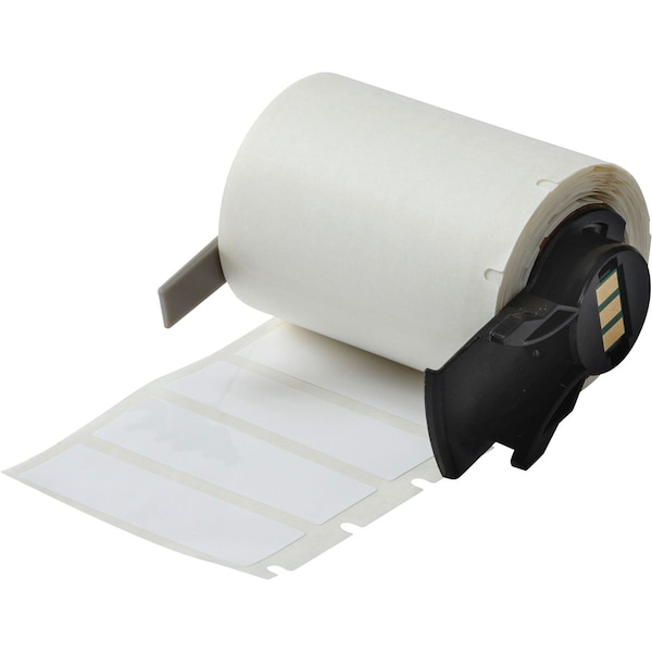Brady Label, Color White, 2" W, 1/2" H - M6-61-423