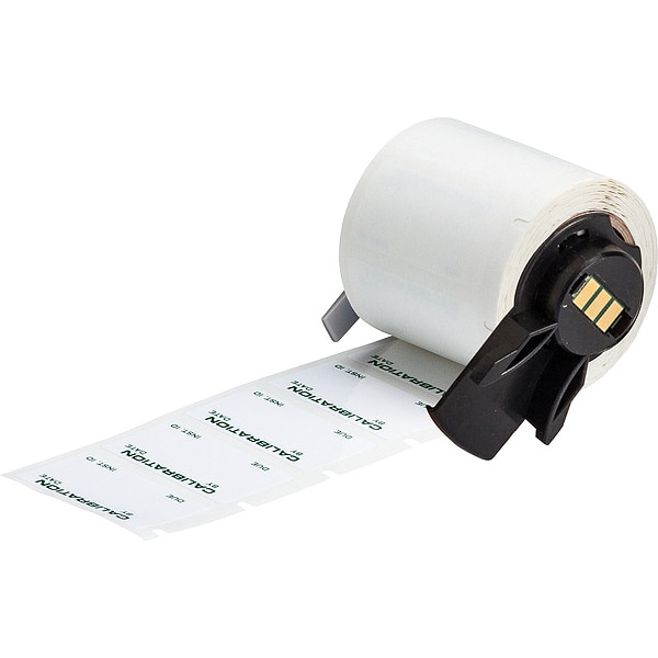 Brady Label, 1 1/2 in W, Green; White - M6-30-423-CALI