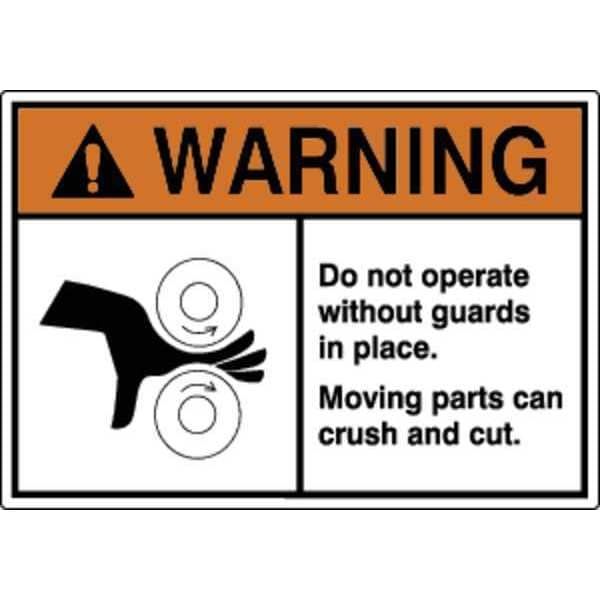 Zoro Select Label, Machine/Equipment, 3-1/2 in. H, PK5, HWL-535-721-5PK - HWL-535-721-5PK