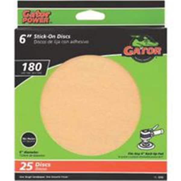 Gator Finishing 6In Gold StickOn Disc 180 3242 - 1968528
