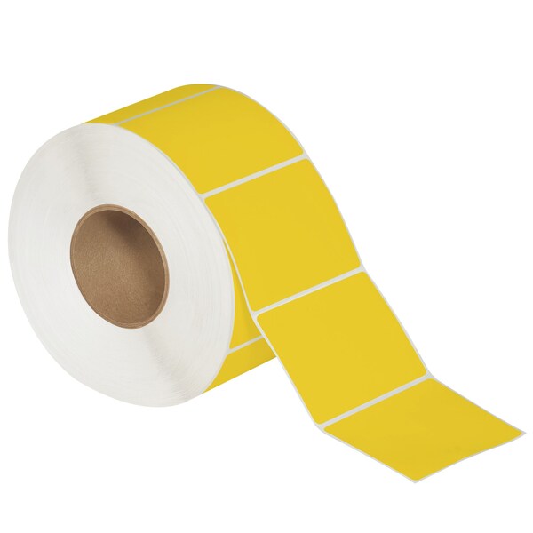 Tape Logic 4 x 3in Yellow Thermal Transfer Labels - THL138YW