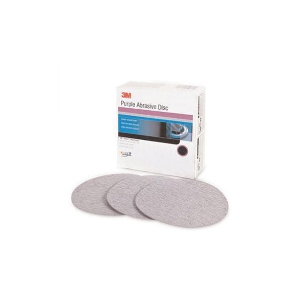 3M Purple Abrasive Disc, 30687, 6 in, 36E, 25 discs per box5, 25PK - 7010308757